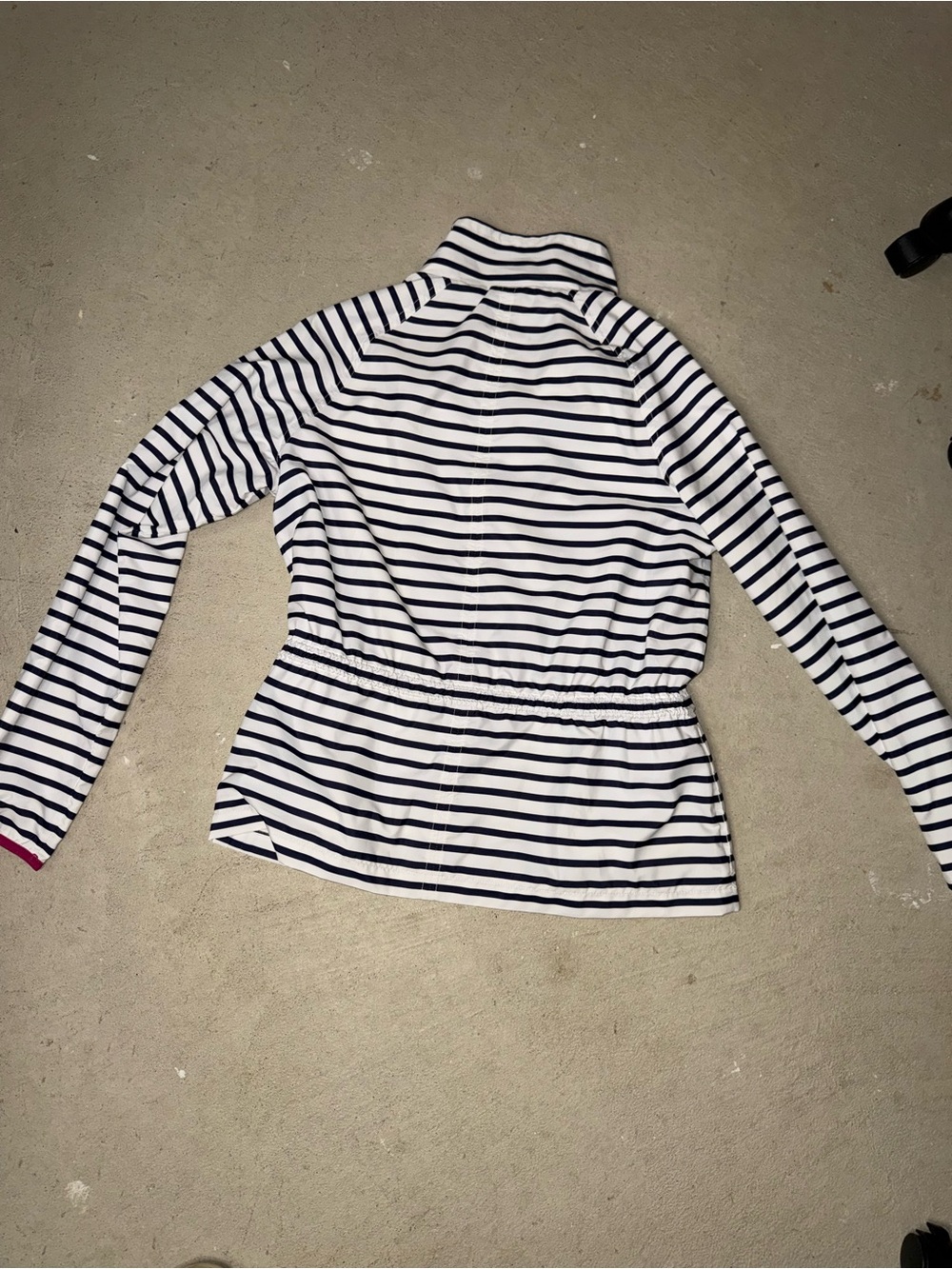 Ralph Lauren Striped Utility Jacket with Pink Trim - Picture 2 of 7